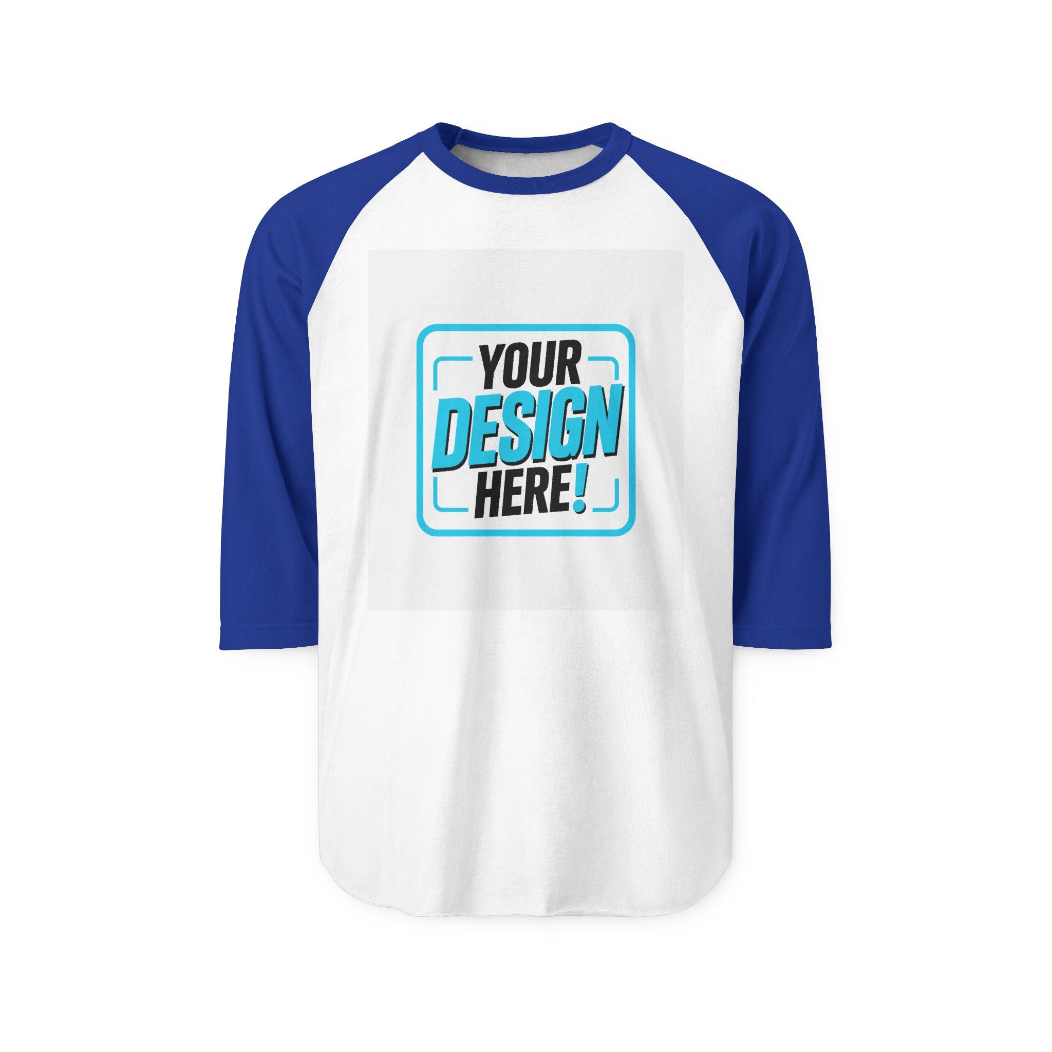 Unisex Three-Quarter Sleeve Raglan Shirt