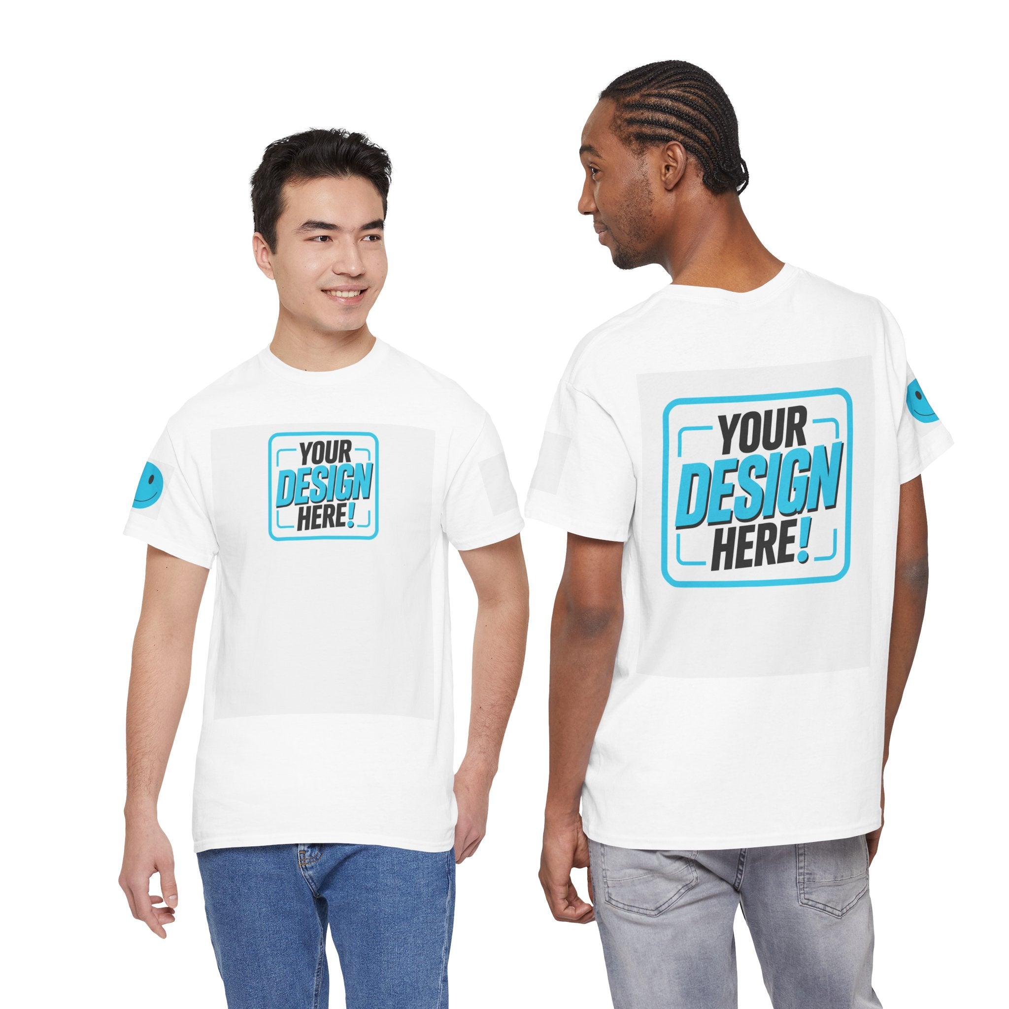 Unisex Heavy Cotton Tee | Fabric weight 180 g/m²