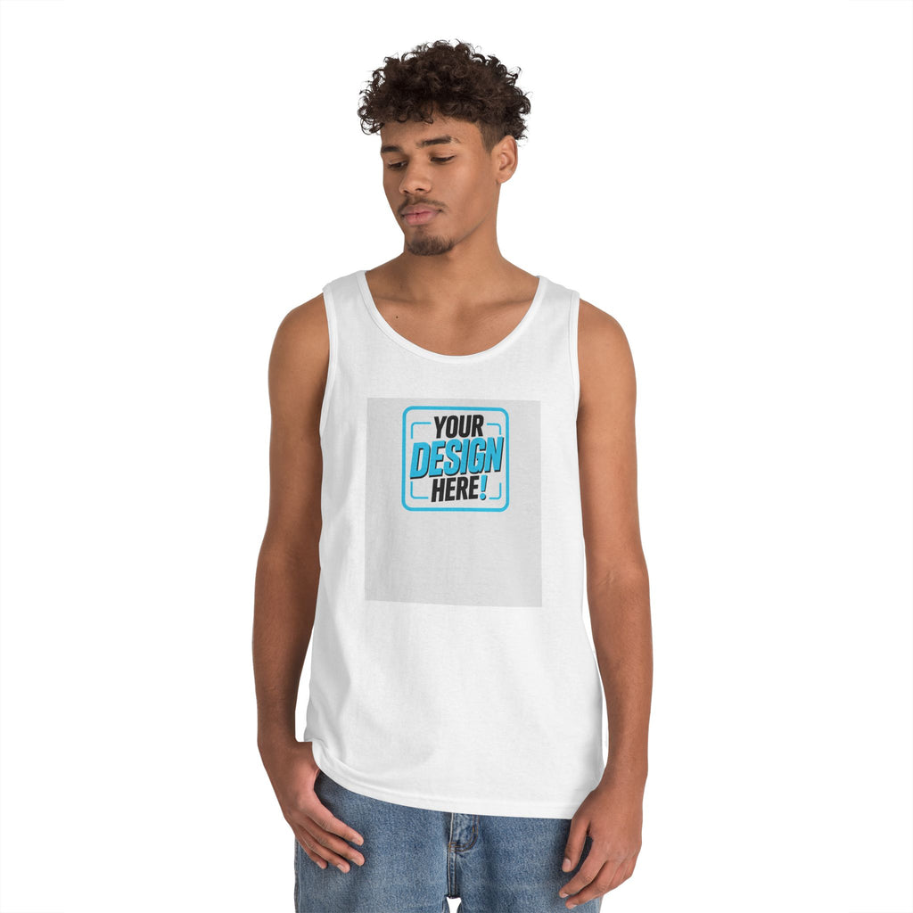 Unisex Heavy Cotton Tank Top | Fabric weight 153 g/m²