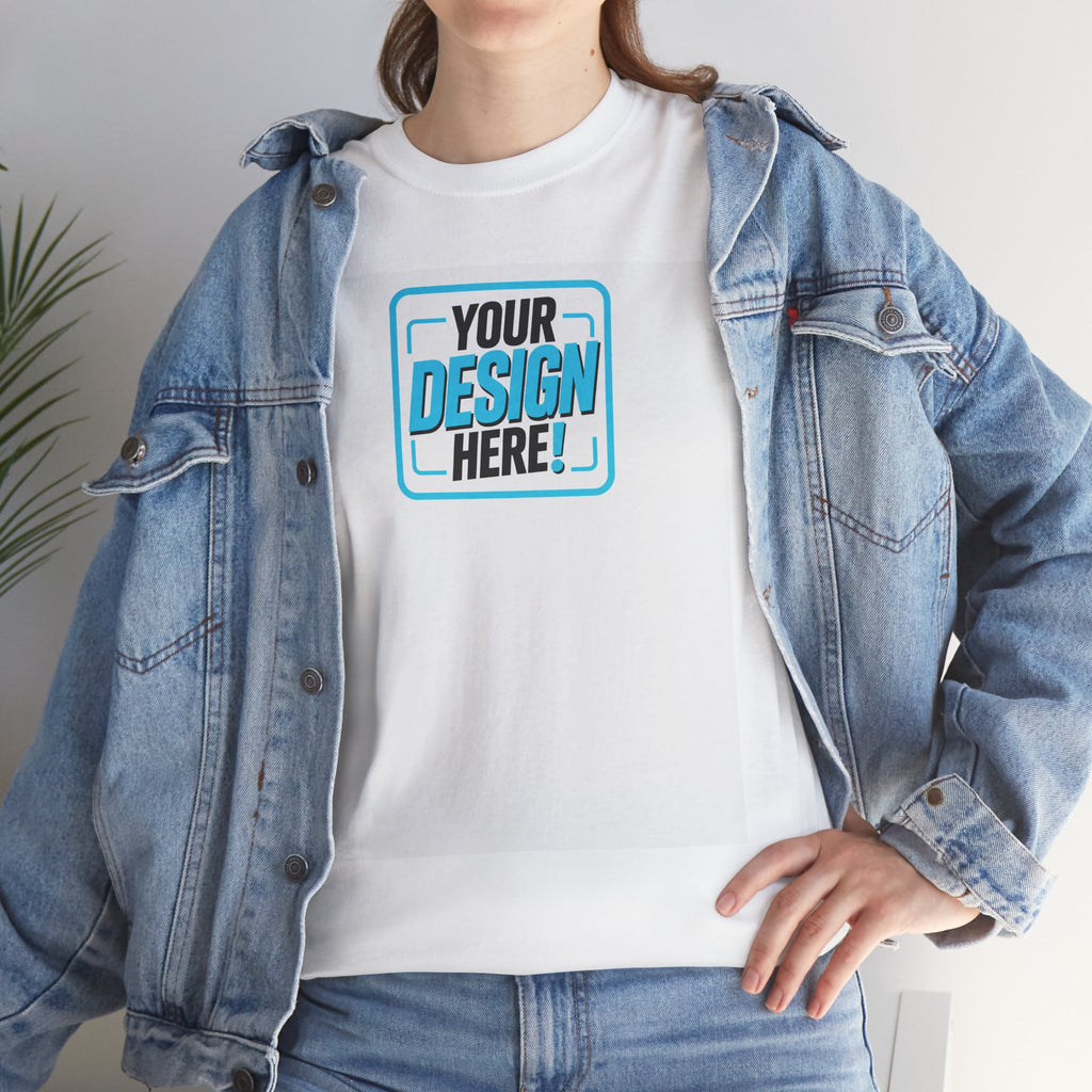 Unisex Heavy Cotton Tee | Fabric weight 180 g/m²