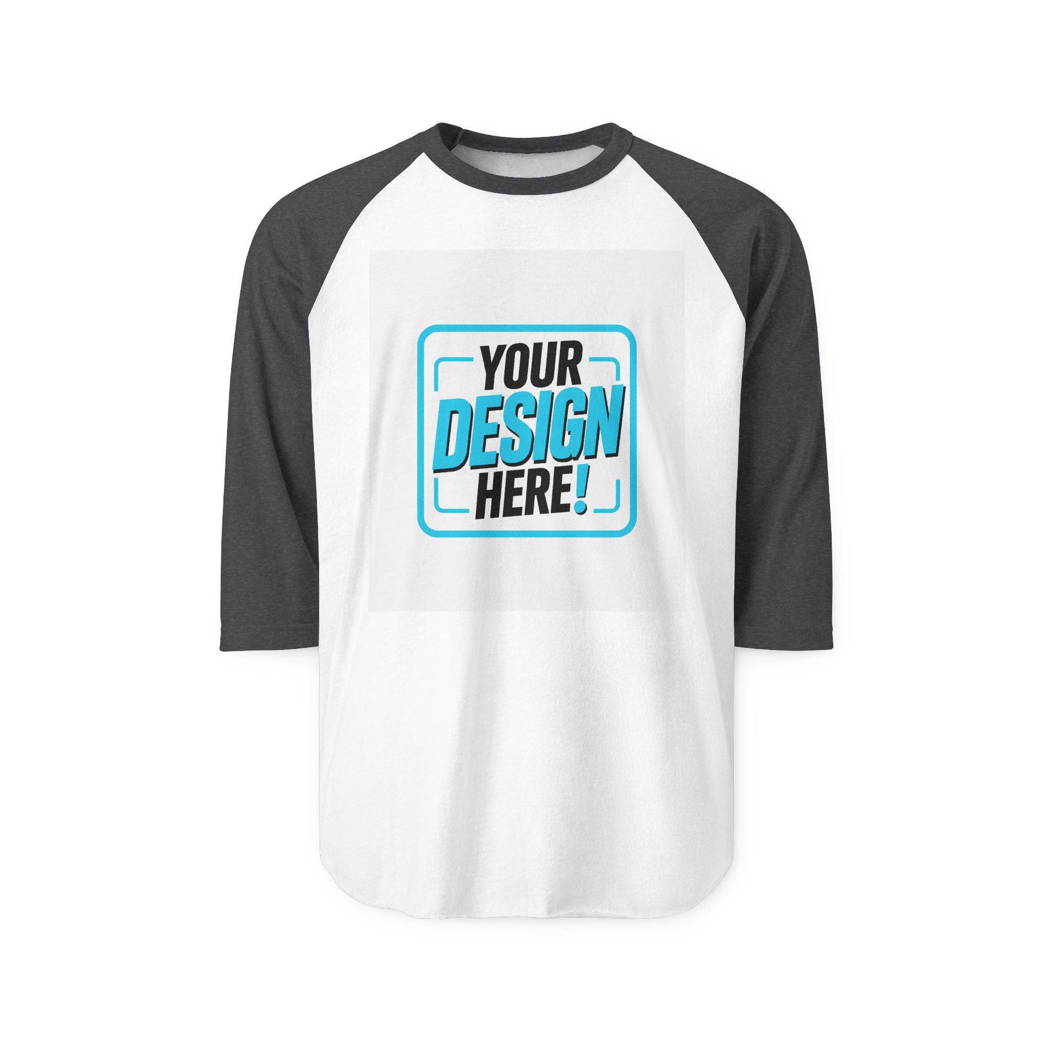 Unisex Three-Quarter Sleeve Raglan Shirt