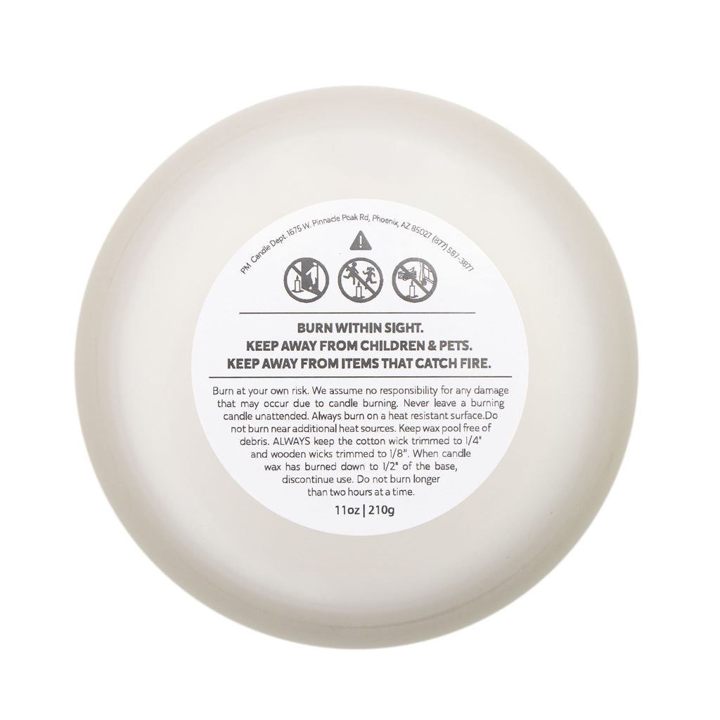 Frosted Glass Candle — 11oz