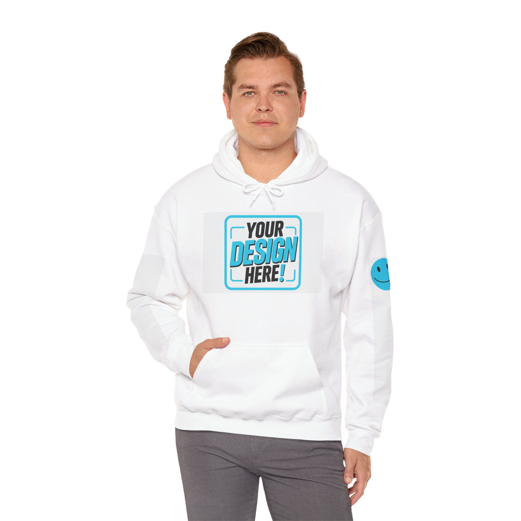 Classic Custom Hoodie – Personalized Front & Sleeve Print