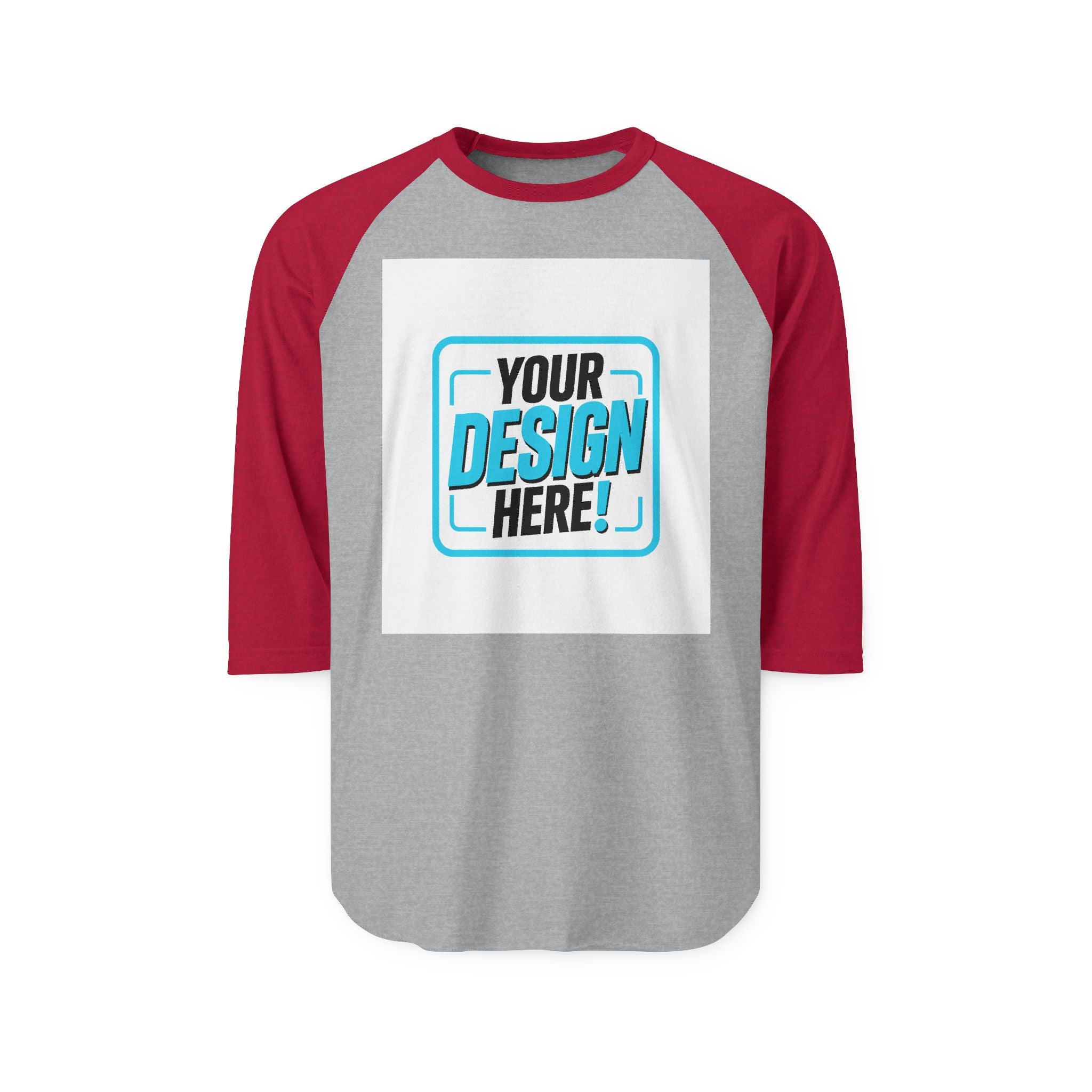 Unisex Three-Quarter Sleeve Raglan Shirt