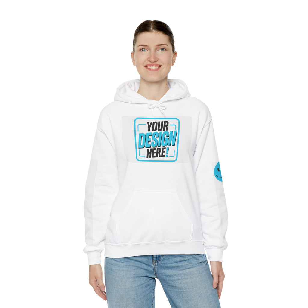 Classic Custom Hoodie – Personalized Front & Sleeve Print