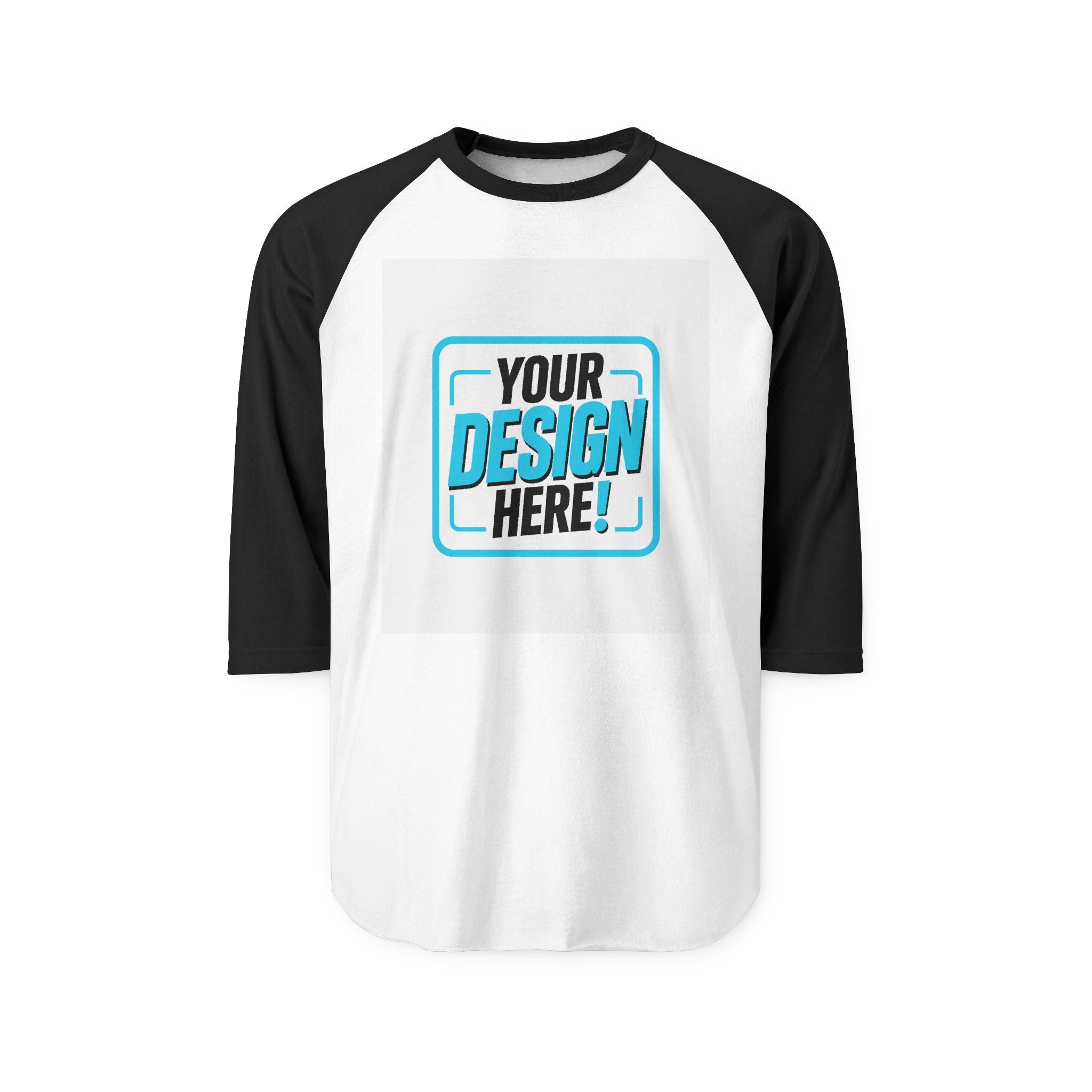 Unisex Three-Quarter Sleeve Raglan Shirt