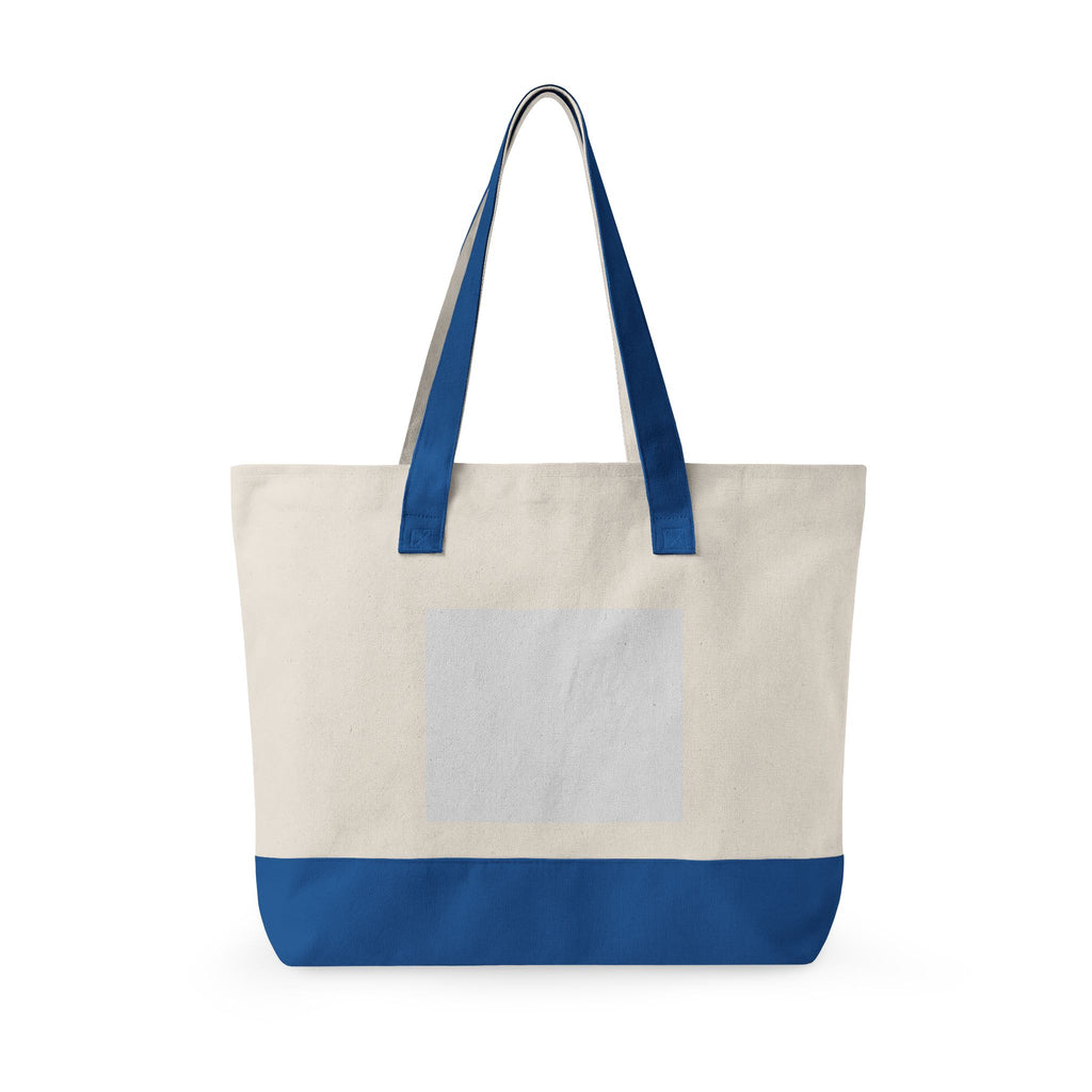 Zippered Canvas Tote