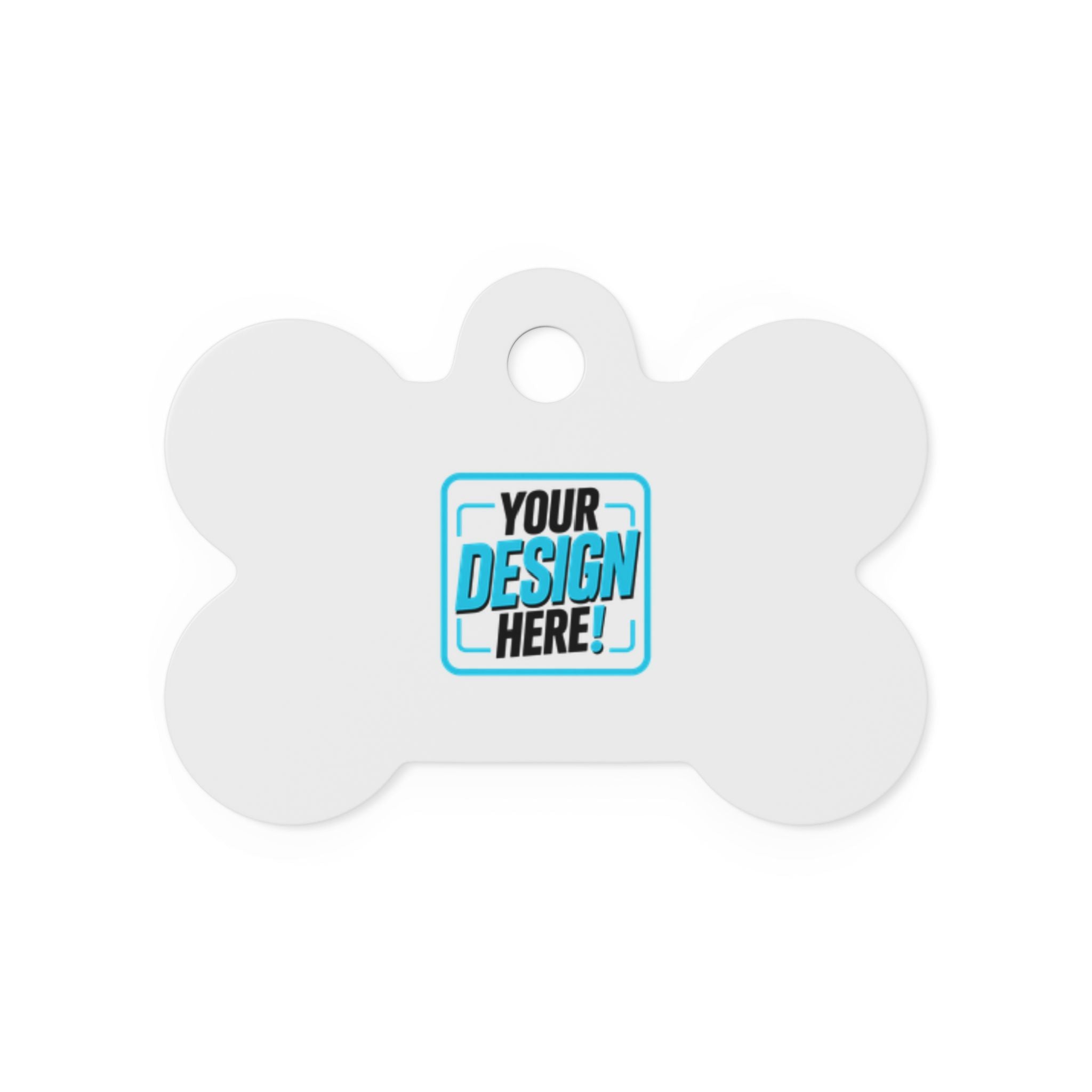 Bone-Shaped Pet Tag — Engraved ID Tag for Dogs & Cats