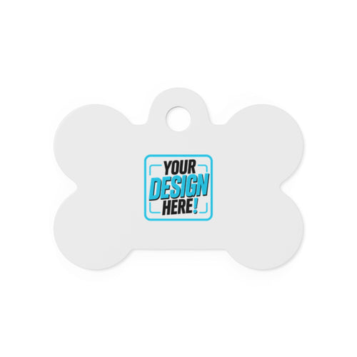 Bone-Shaped Pet Tag — Engraved ID Tag for Dogs & Cats