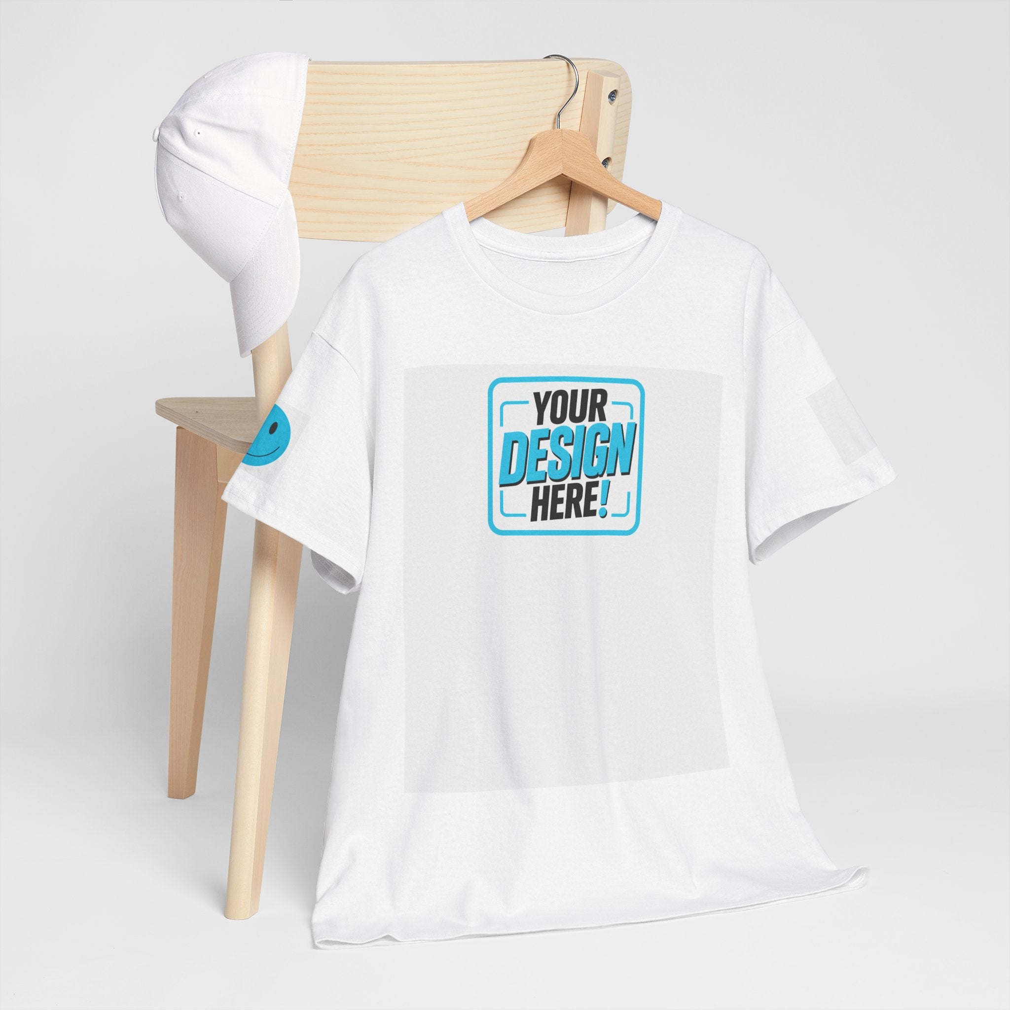 Unisex Heavy Cotton Tee | Fabric weight 180 g/m²