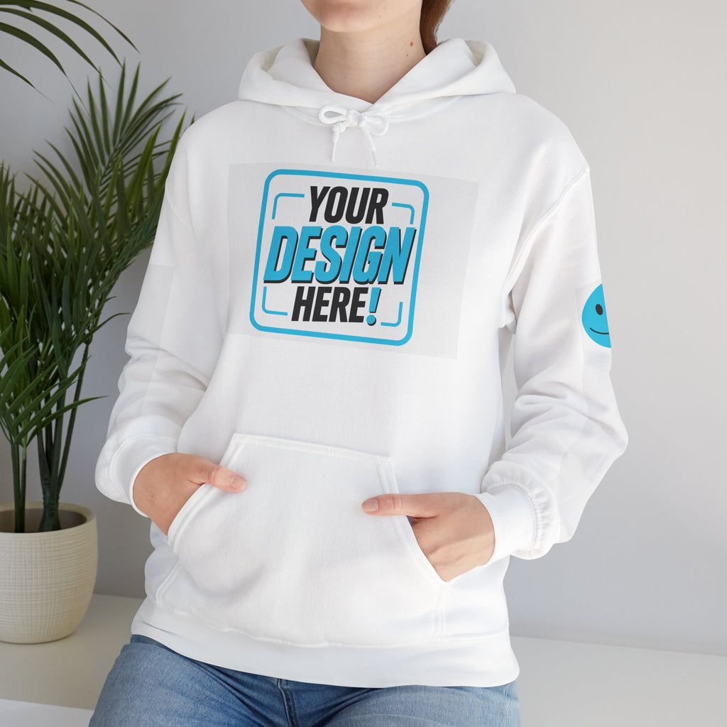 Classic Custom Hoodie – Personalized Front & Sleeve Print