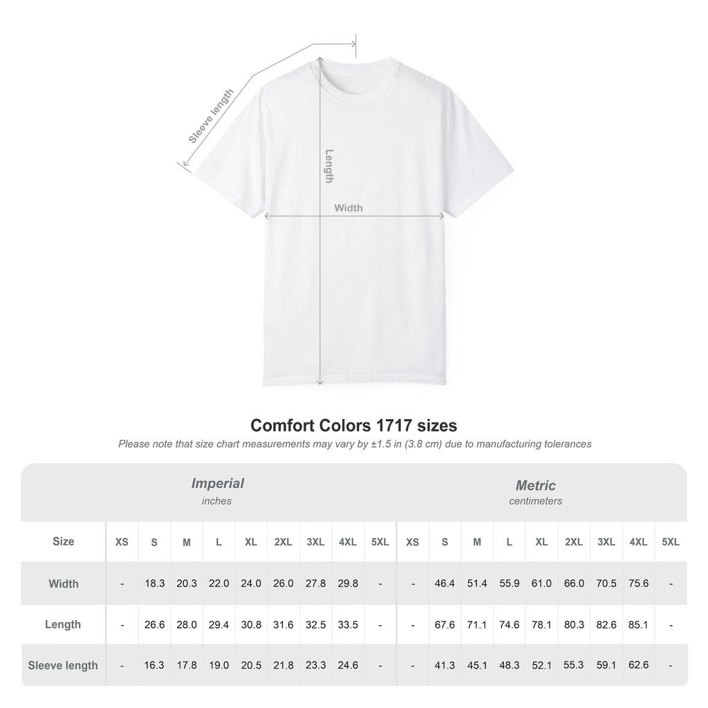 Unisex Garment-Dyed T-shirt | Fabric weight 206,8 g/m²