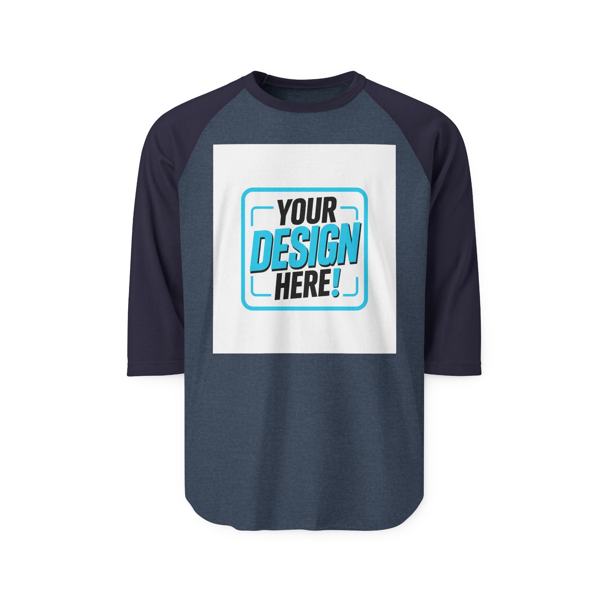 Unisex Three-Quarter Sleeve Raglan Shirt
