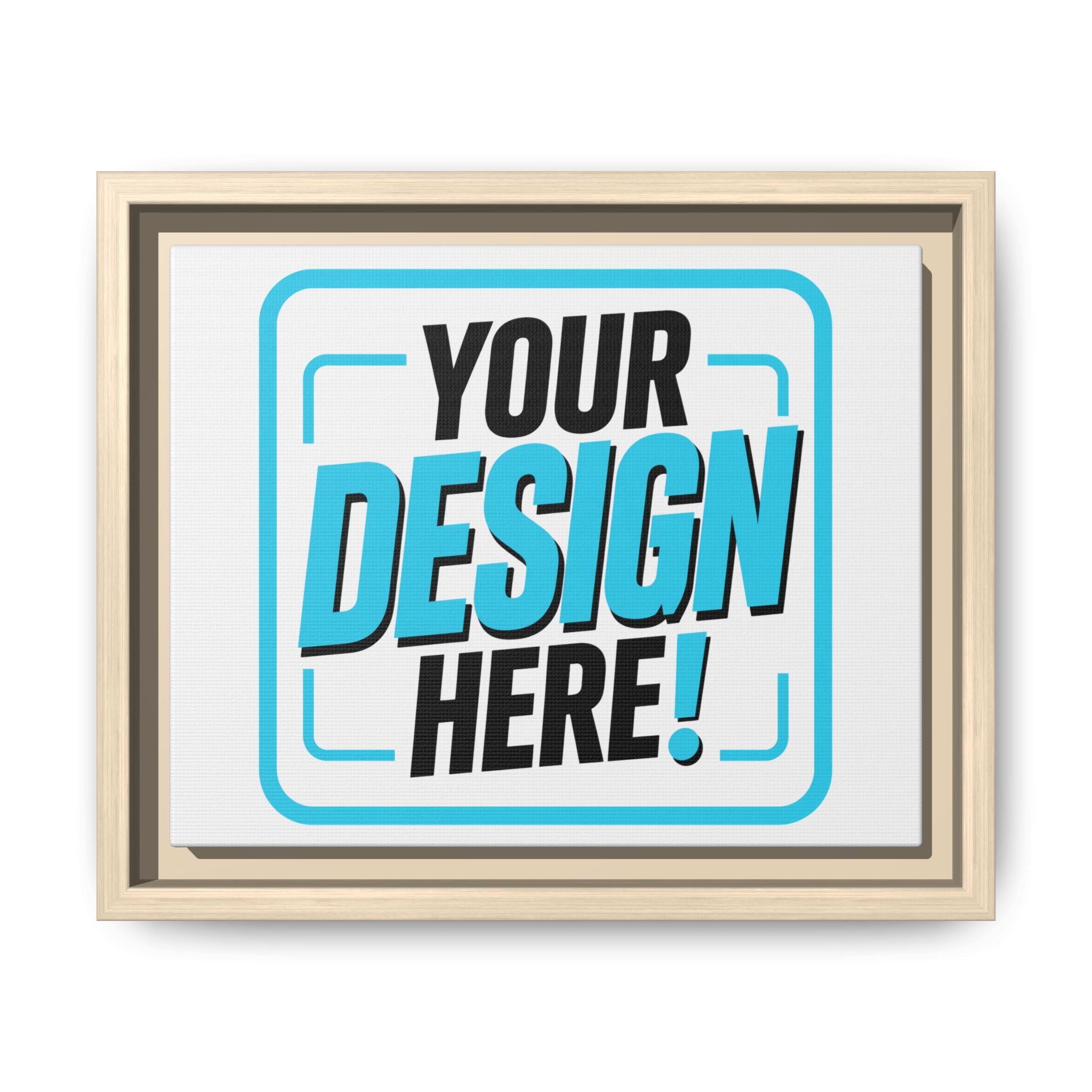 Framed Matte Canvas Wall Art