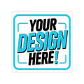 Transparent Outdoor Stickers, Square, 1pc