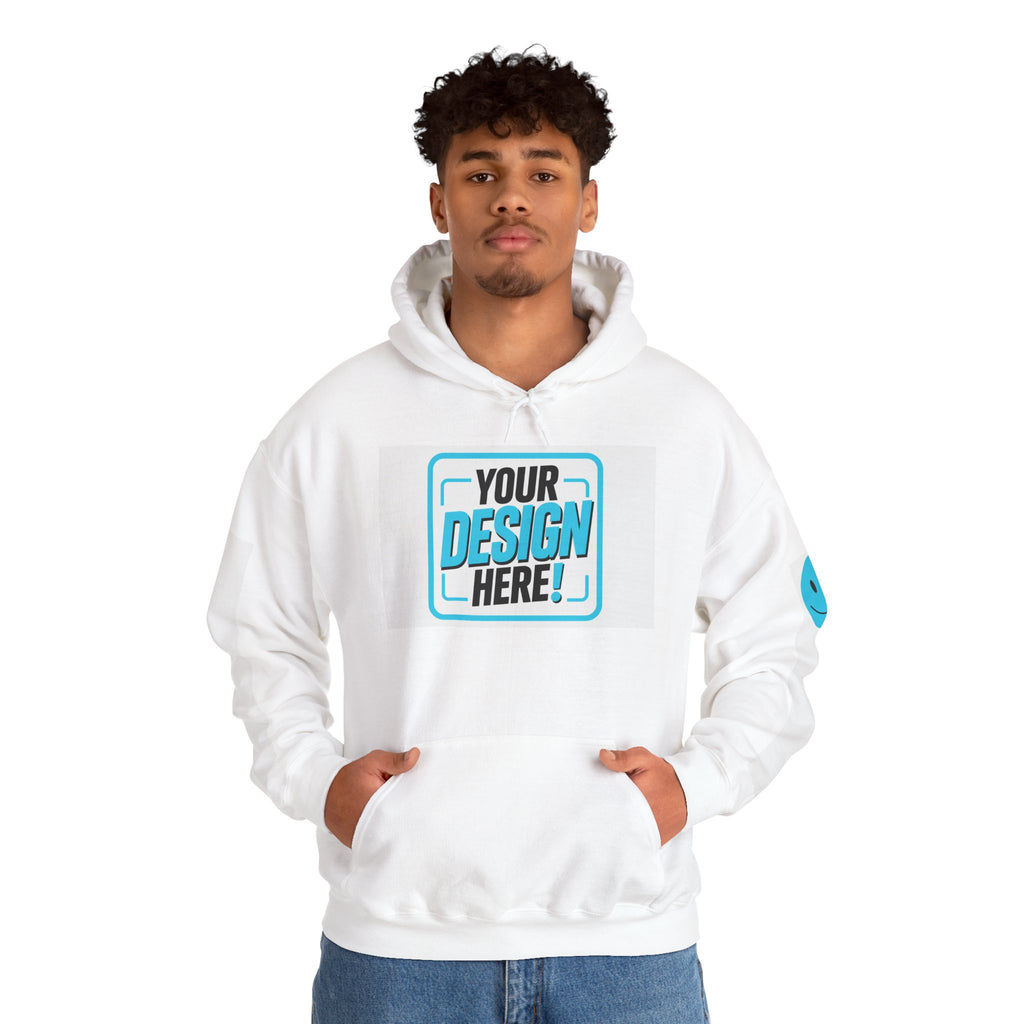 Classic Custom Hoodie – Personalized Front & Sleeve Print
