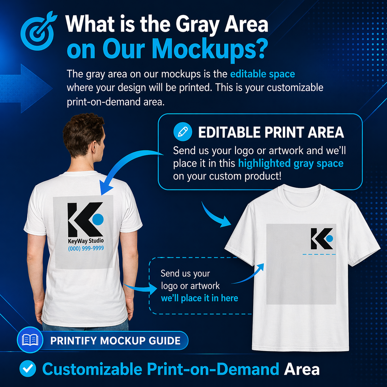 Classic Custom Hoodie – Personalized Front & Sleeve Print