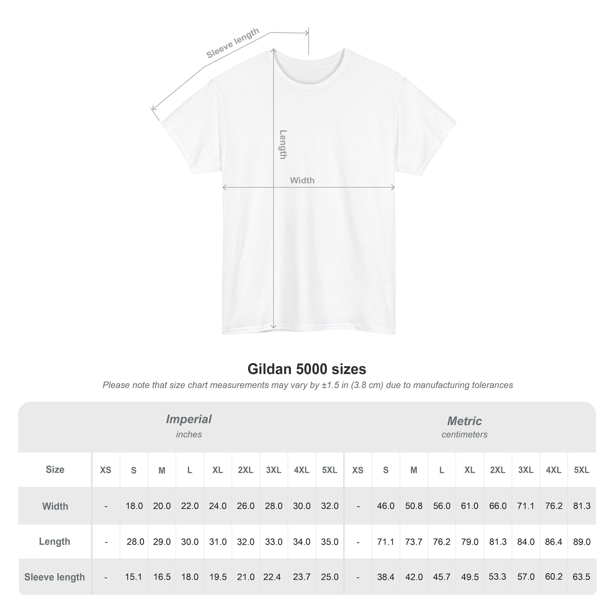 Unisex Heavy Cotton Tee | Fabric weight 180 g/m²