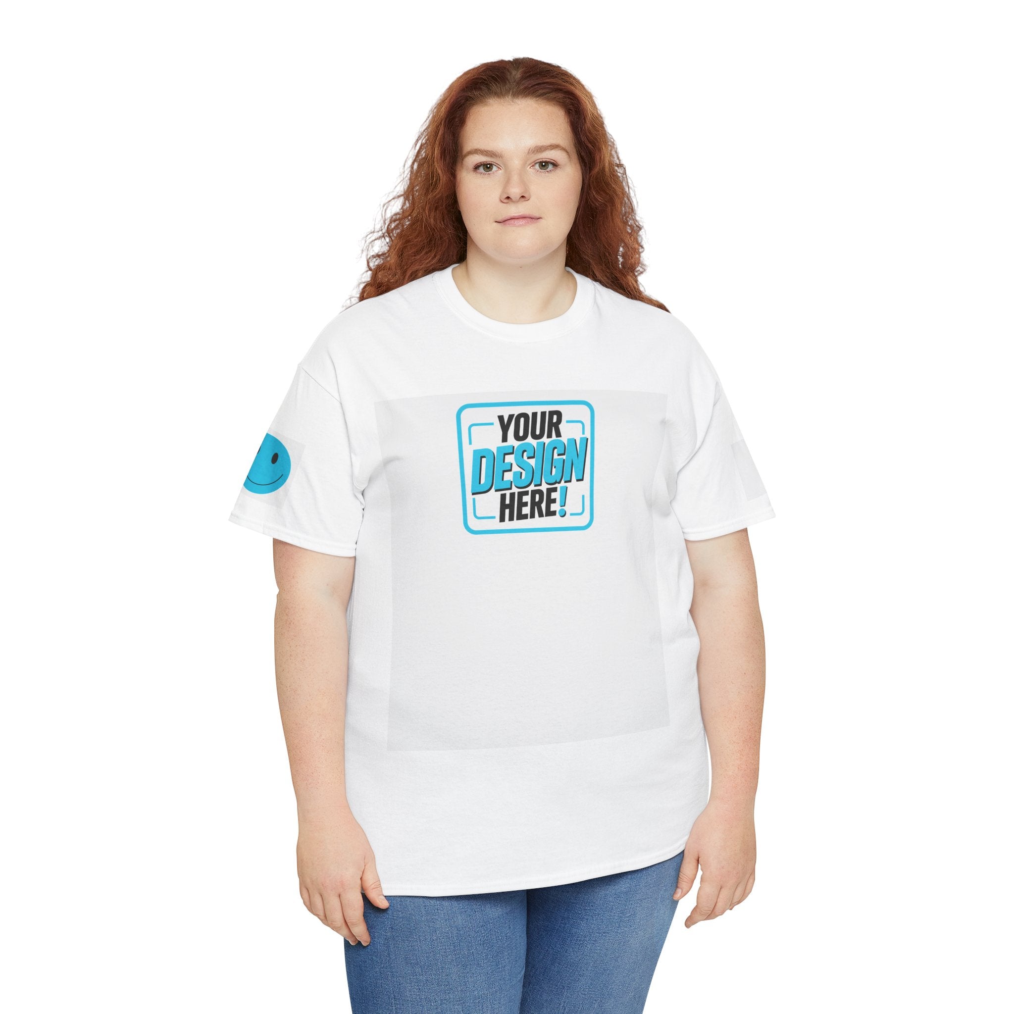 Unisex Heavy Cotton Tee | Fabric weight 180 g/m²