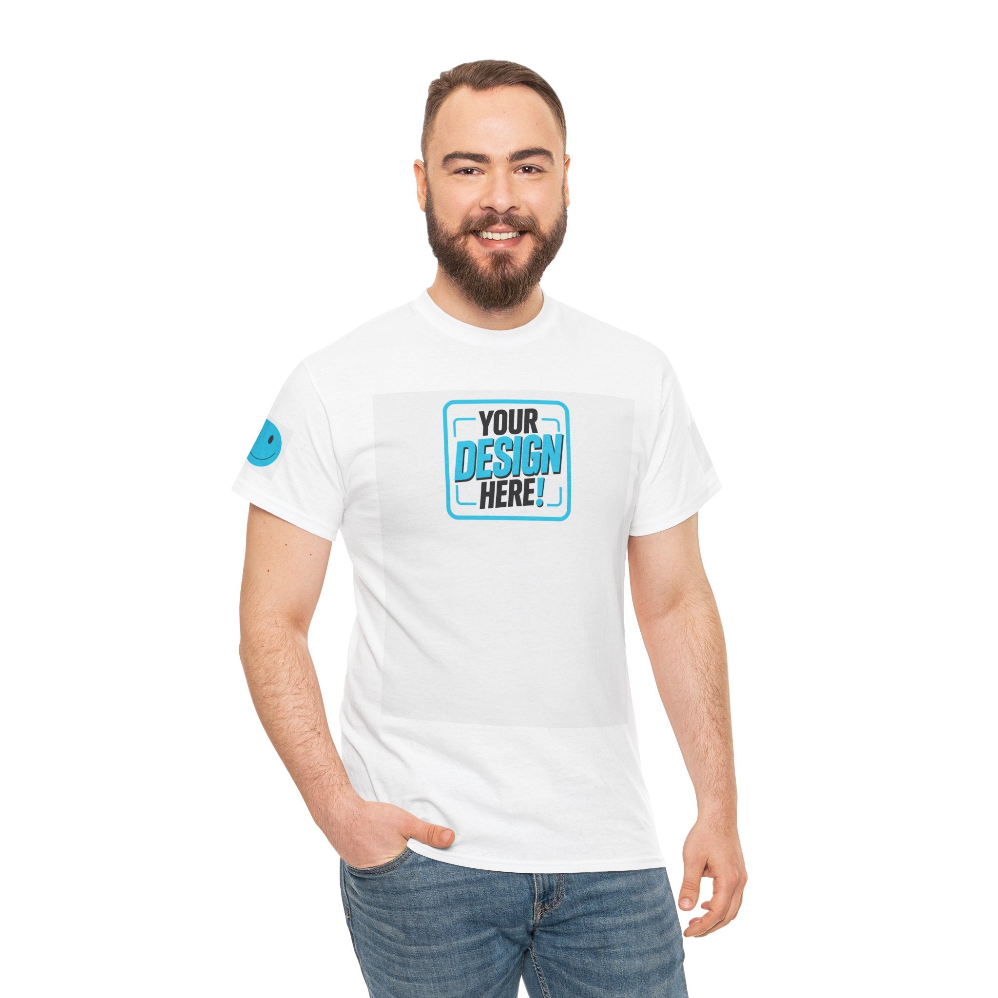 Unisex Heavy Cotton Tee | Fabric weight 180 g/m²