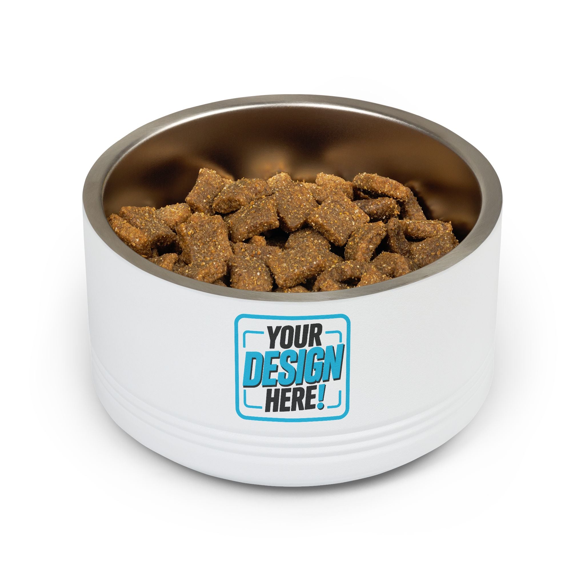 Pet Bowl — 18oz Stainless Steel Dog & Cat Food Dish