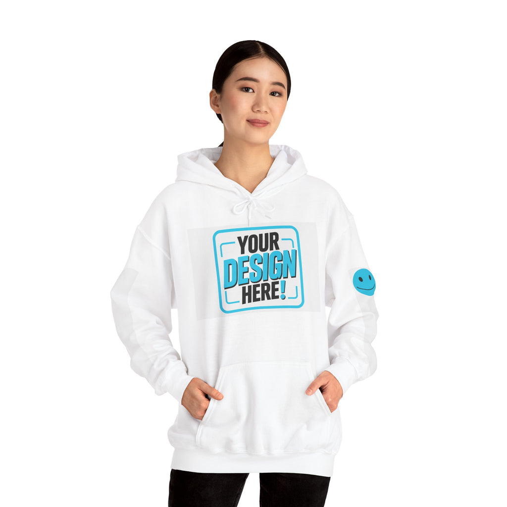 Classic Custom Hoodie – Personalized Front & Sleeve Print