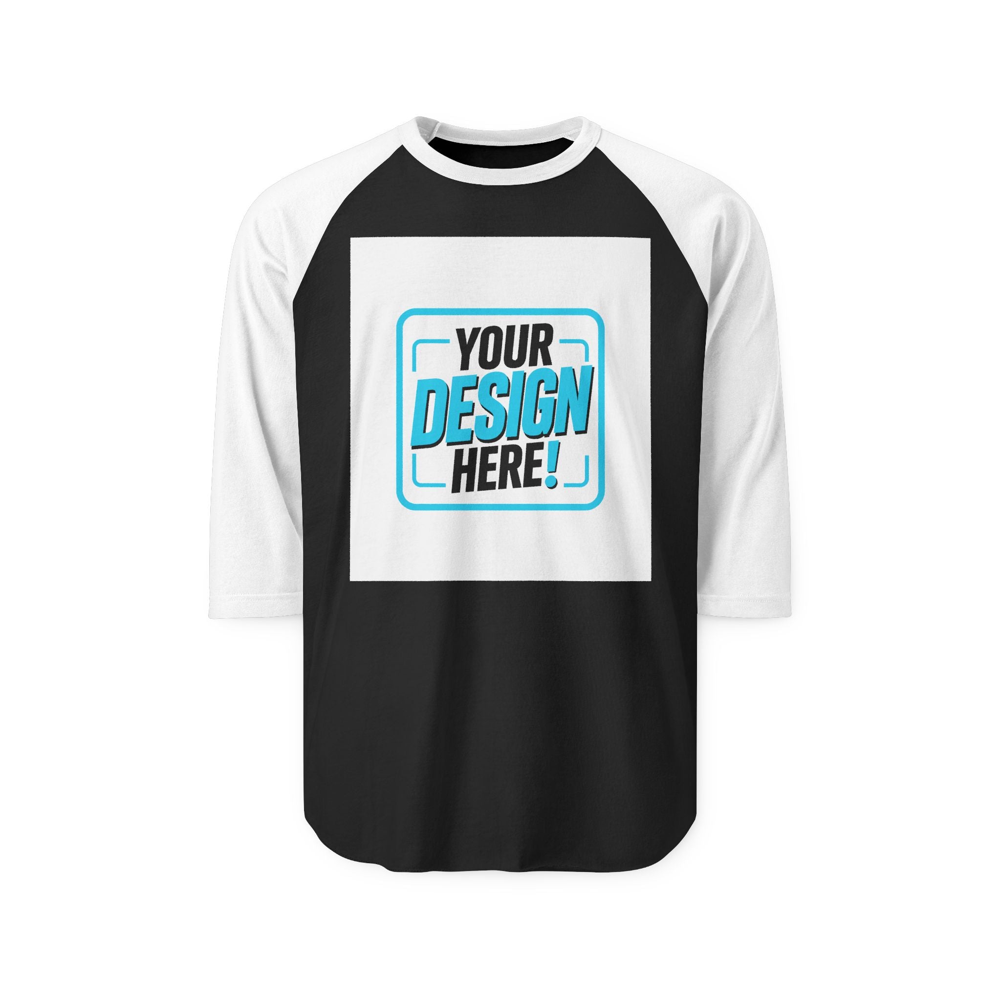 Unisex Three-Quarter Sleeve Raglan Shirt