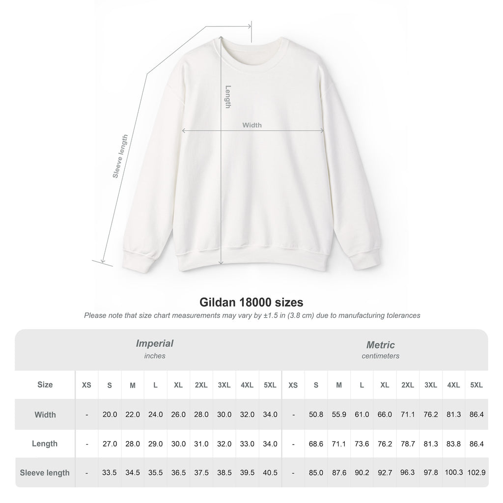 Unisex Heavy Blend™ Crewneck Sweatshirt | Fabric weight 271 g/m²