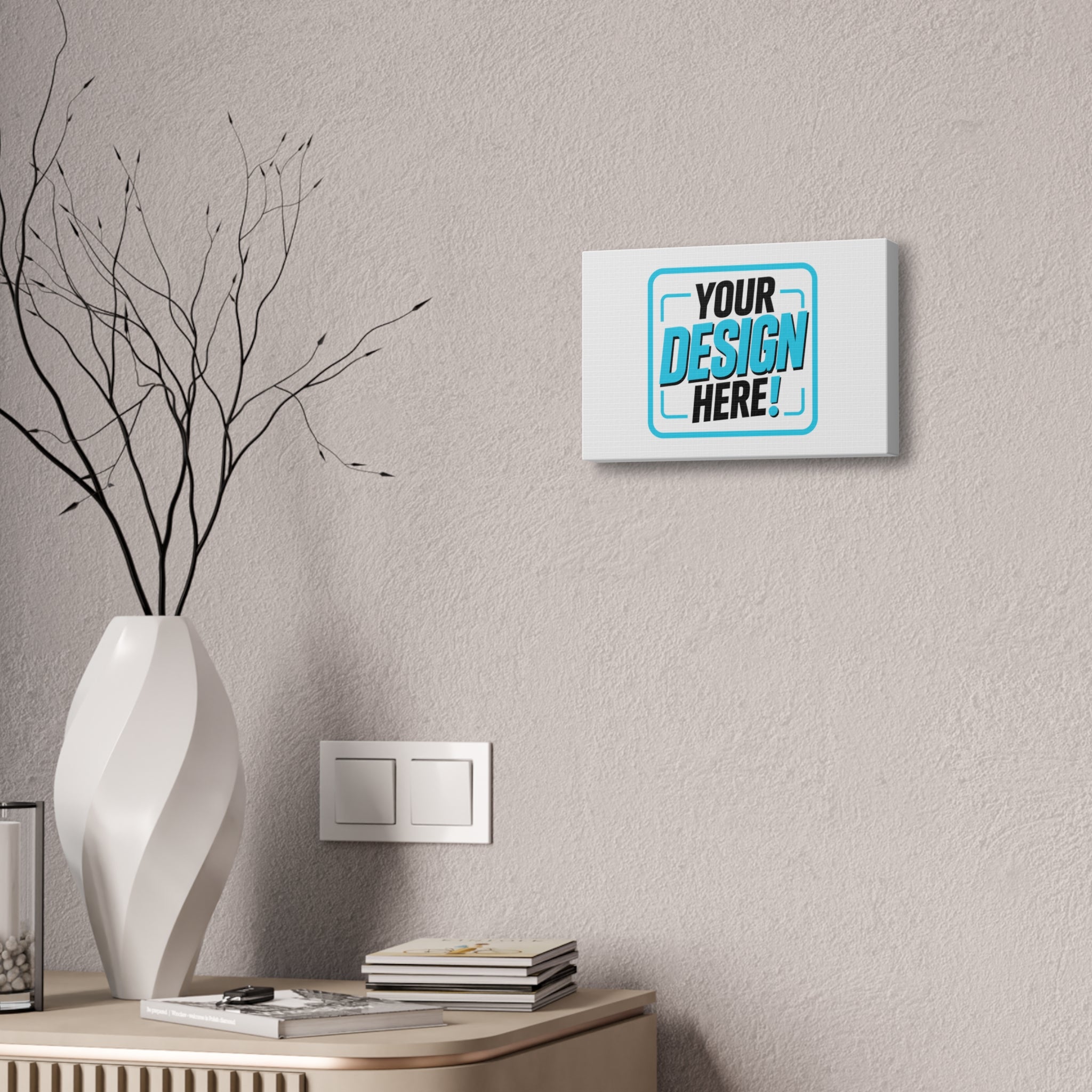 Stretched Canvas 1.5" Profile – Gallery-Quality Blank Wall Art