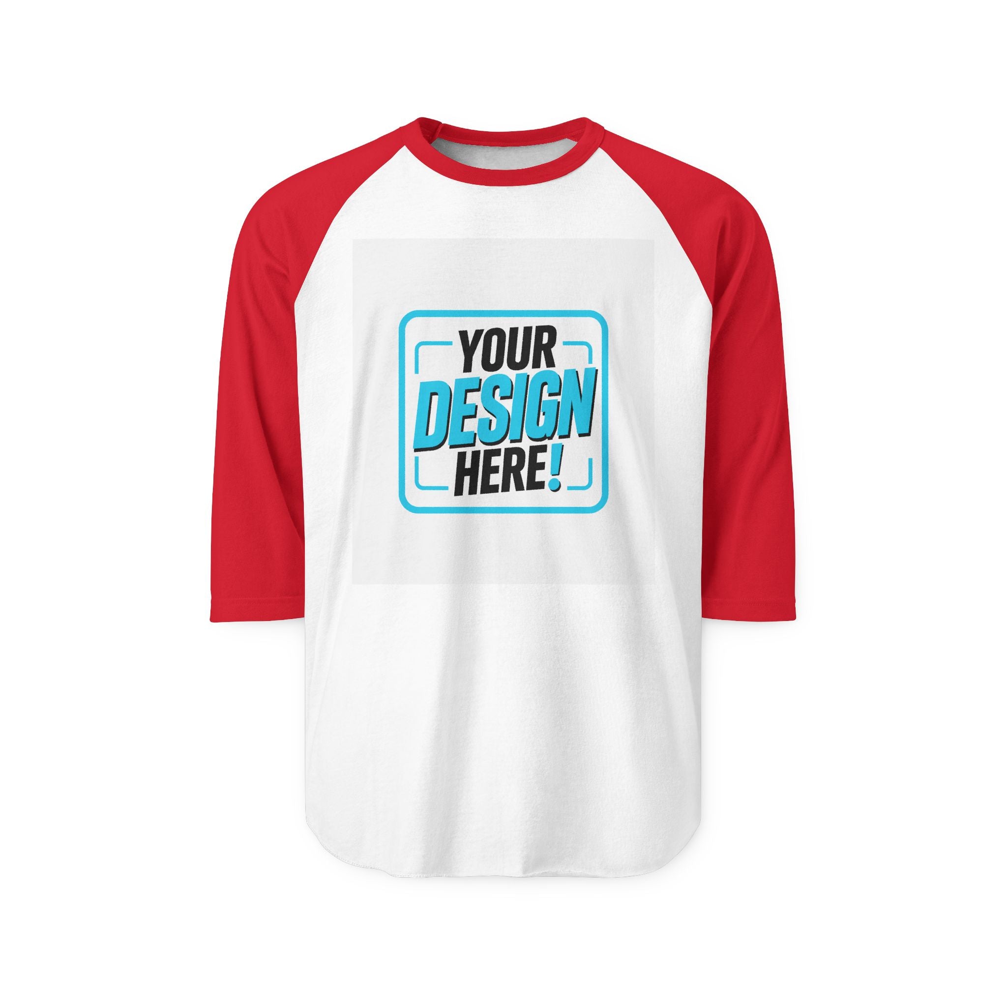 Unisex Three-Quarter Sleeve Raglan Shirt