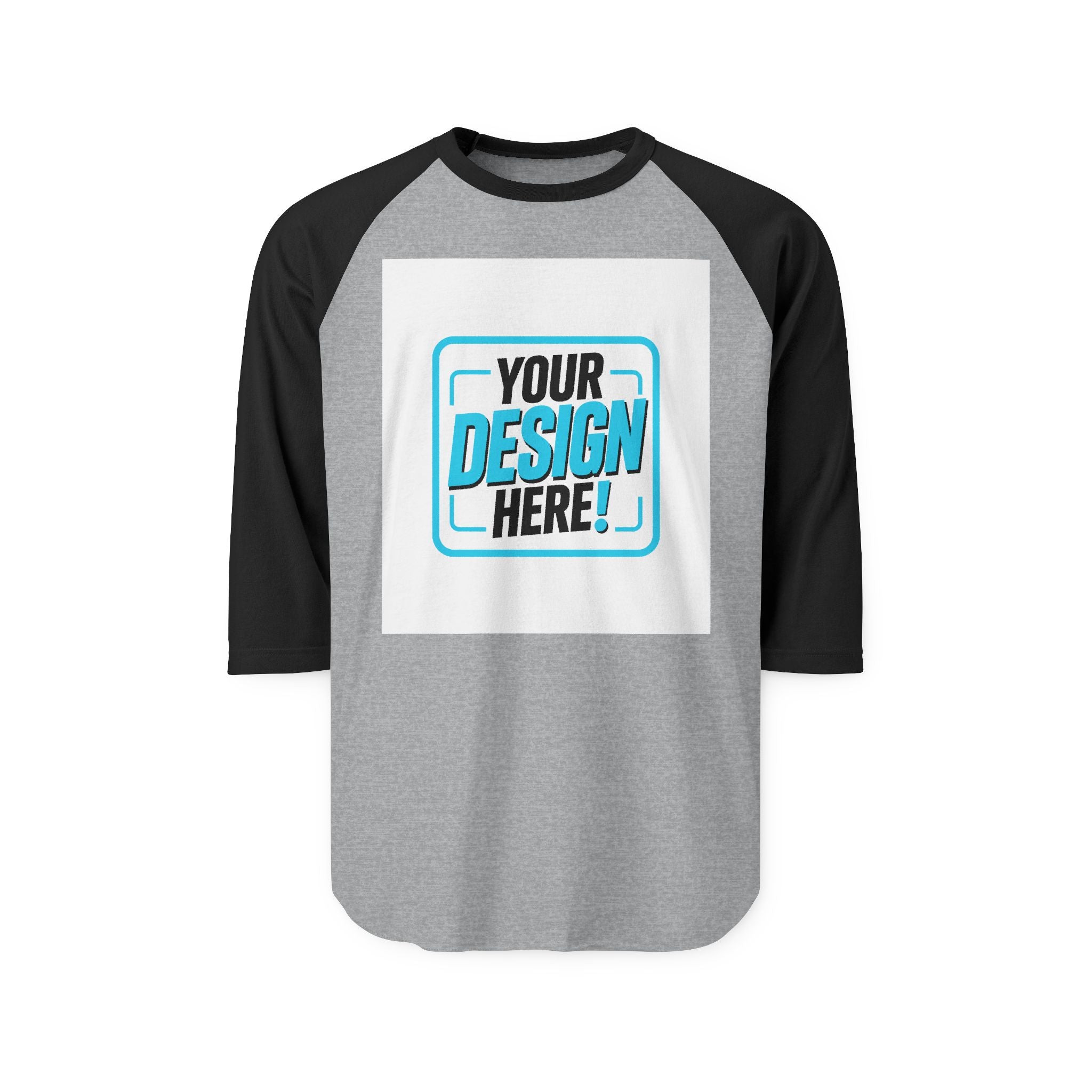 Unisex Three-Quarter Sleeve Raglan Shirt