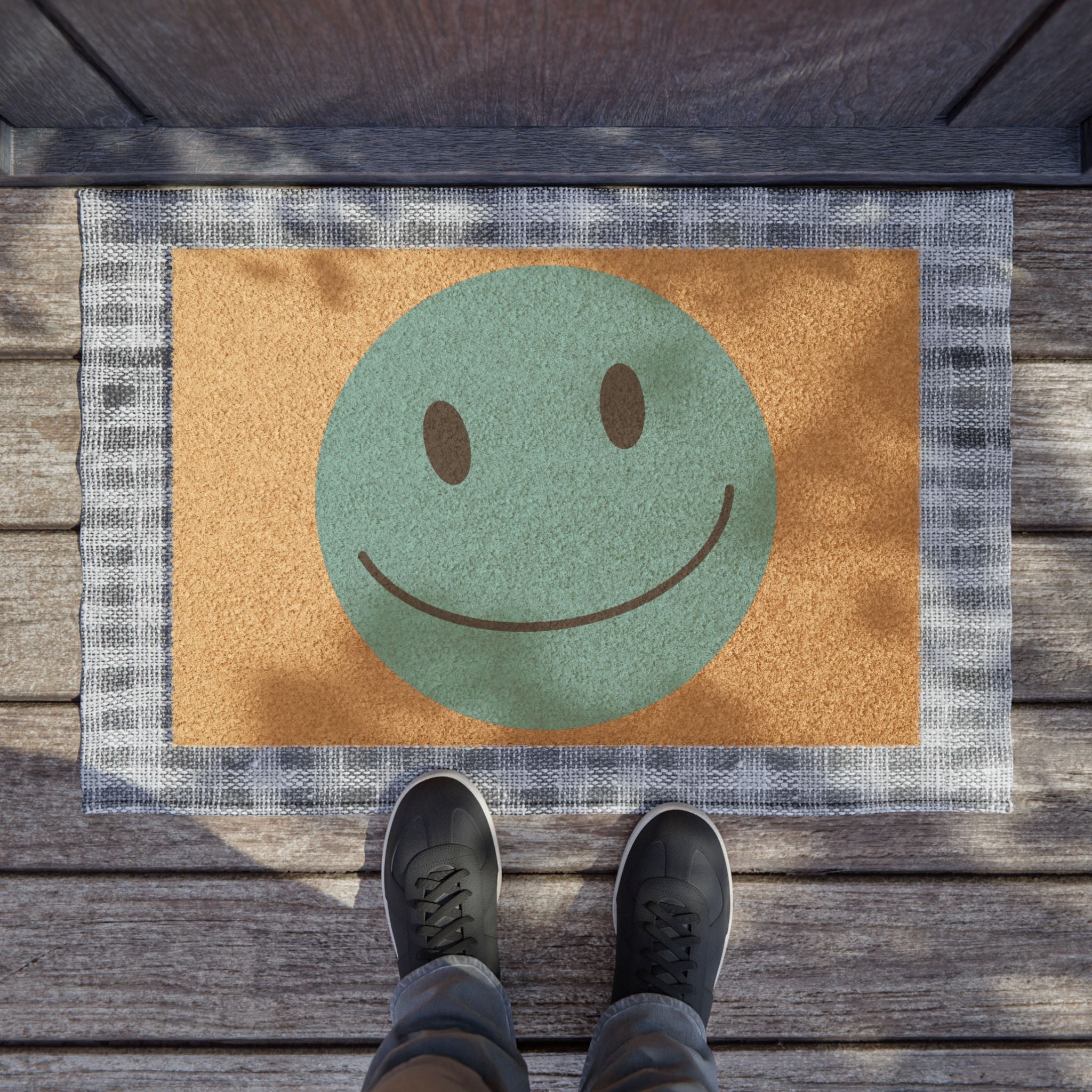 Smiling Face Doormat