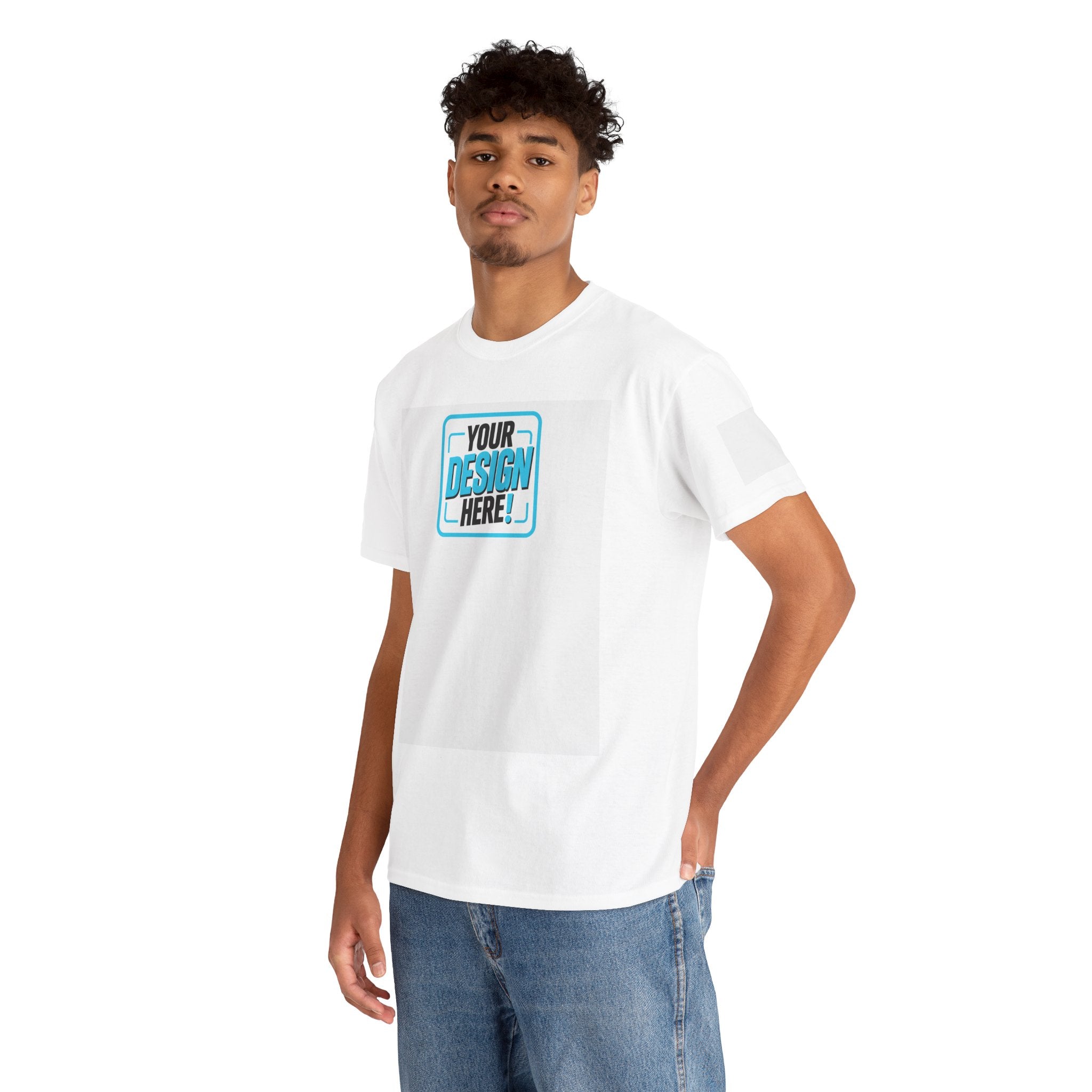 Unisex Heavy Cotton Tee | Fabric weight 180 g/m²