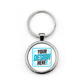 Round Stainless Steel Keychain