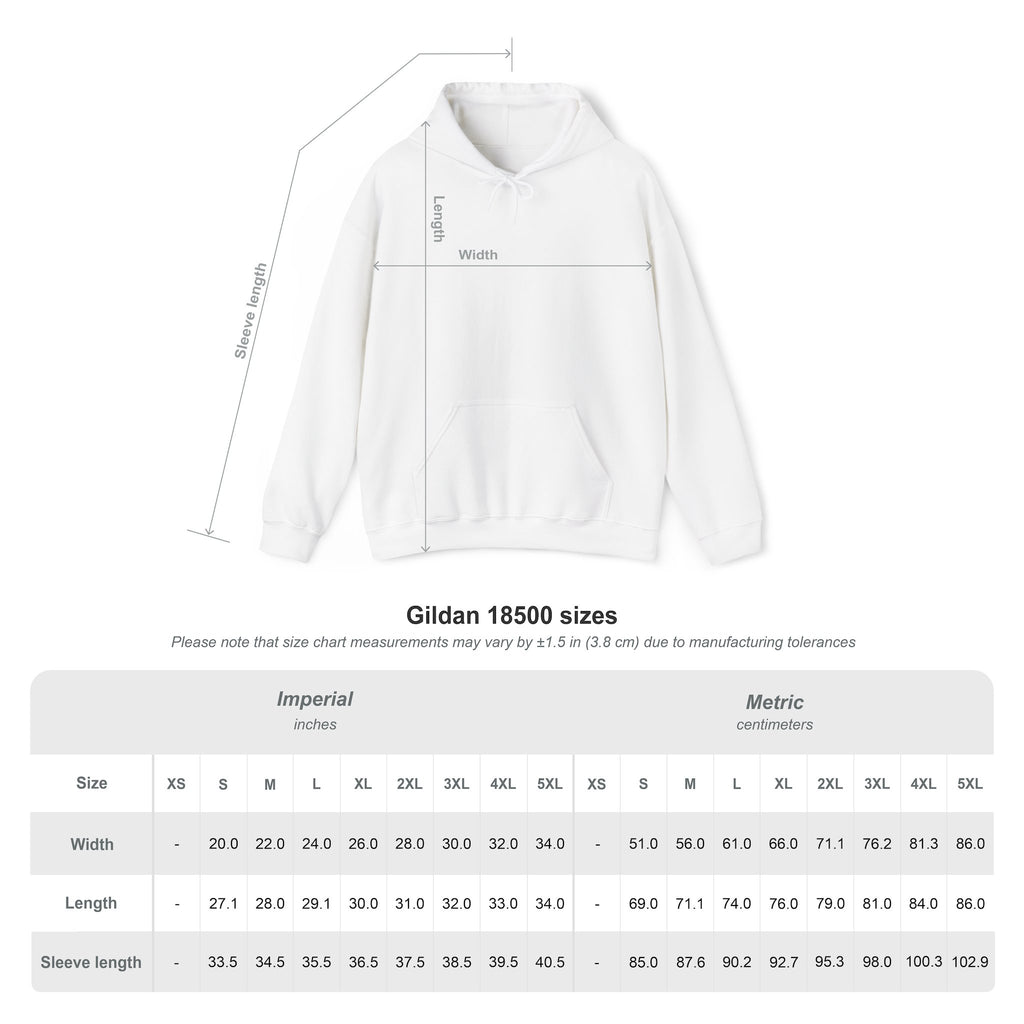 Classic Custom Hoodie – Personalized Front & Sleeve Print