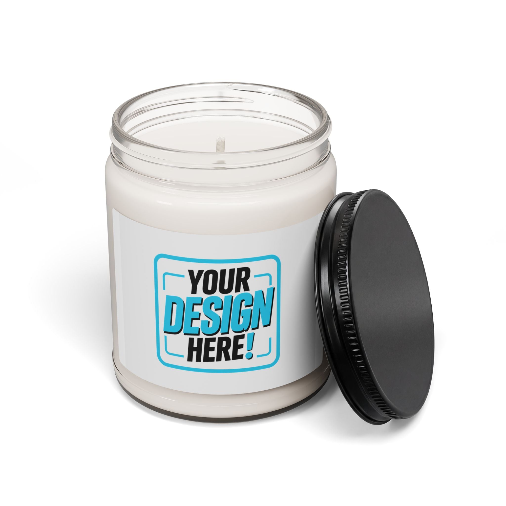 9oz Scented Soy Candle — Modern K Logo Aromatic Jar